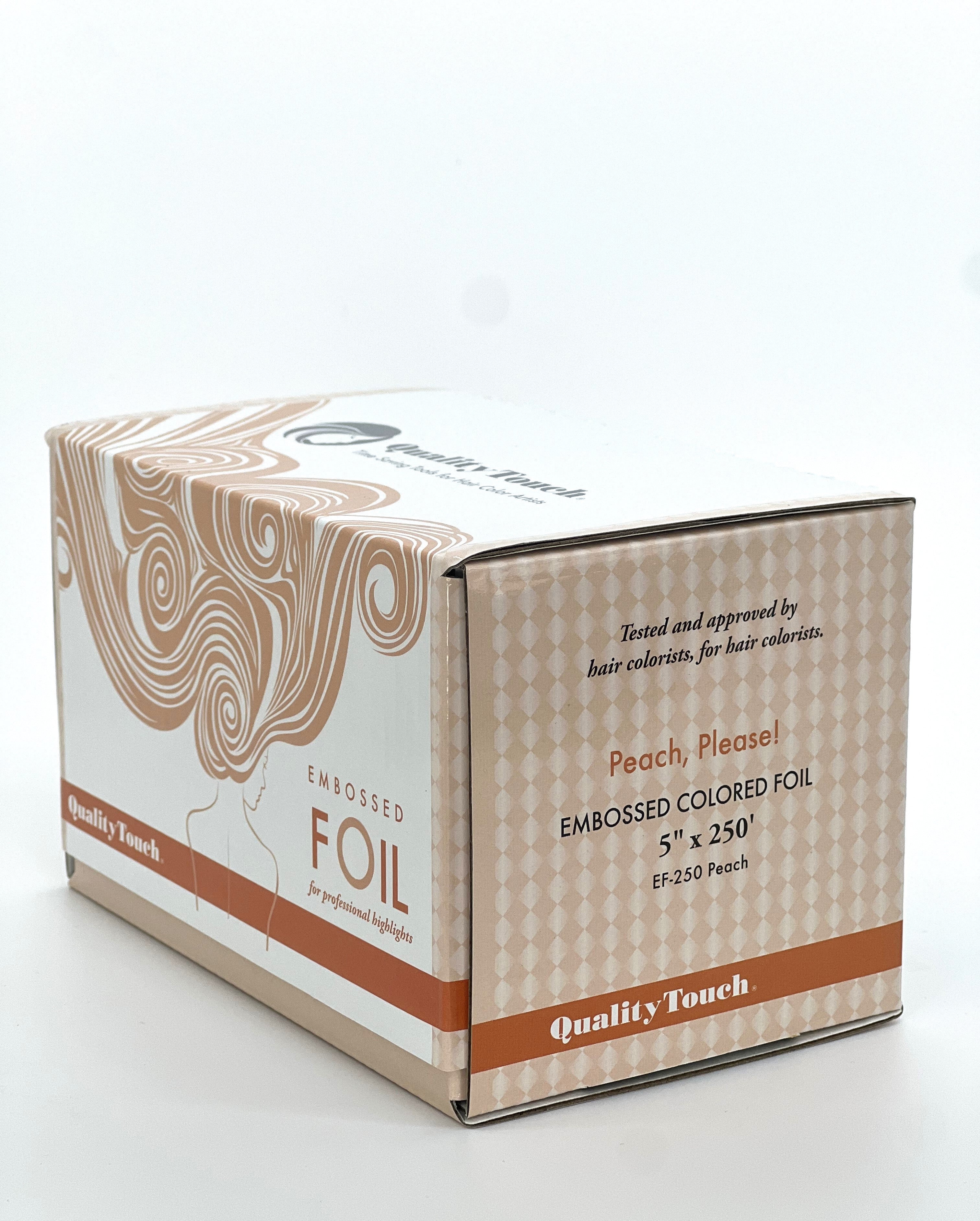 Textured Peach Please Rolled Foil 250ft | Quality Touch | Shop Colored and Patterned Foils