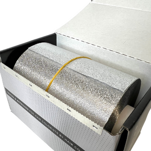 Textured Silver Embossed Foil Roll - Quality Touch