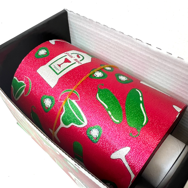 Feelin' Spicy Patterned Embossed Foil