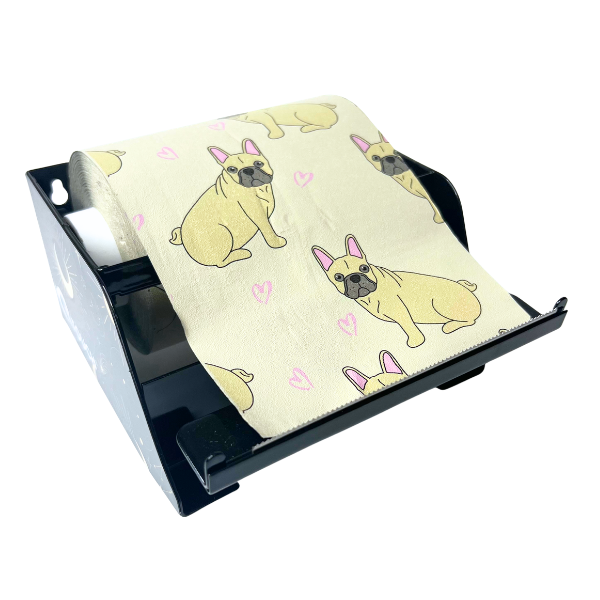 Pardon My Frenchie Patterned Embossed Foil