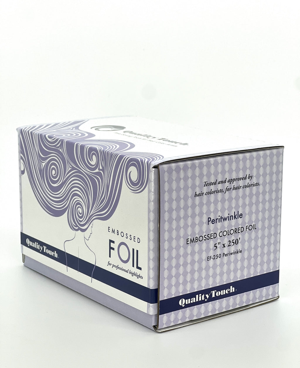 Textured Peritwinkle Rolled Foil 250ft | Quality Touch | Shop Colored and Patterned Foil