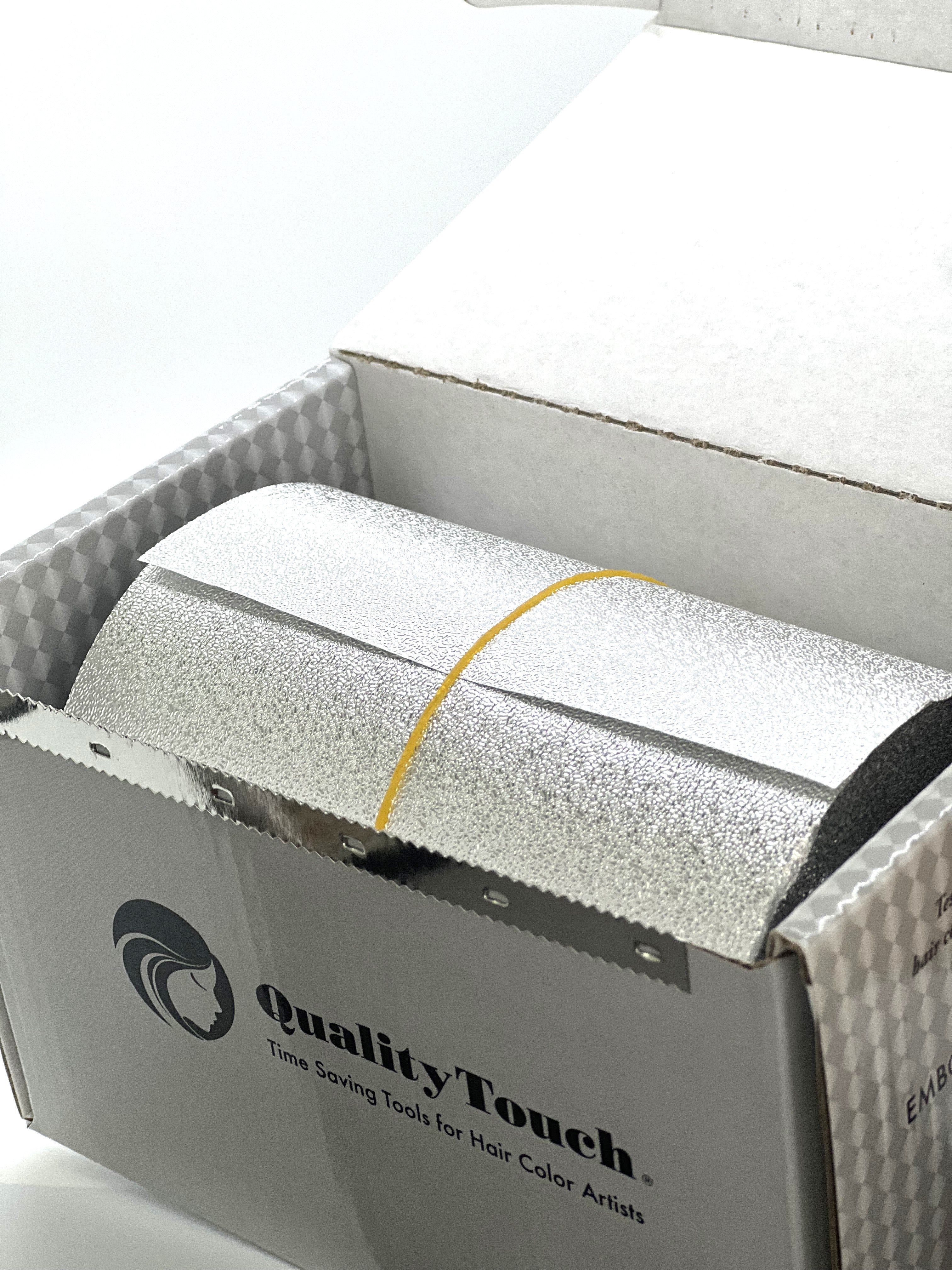 Textured Silver Rolled Foil 250ft | Quality Touch